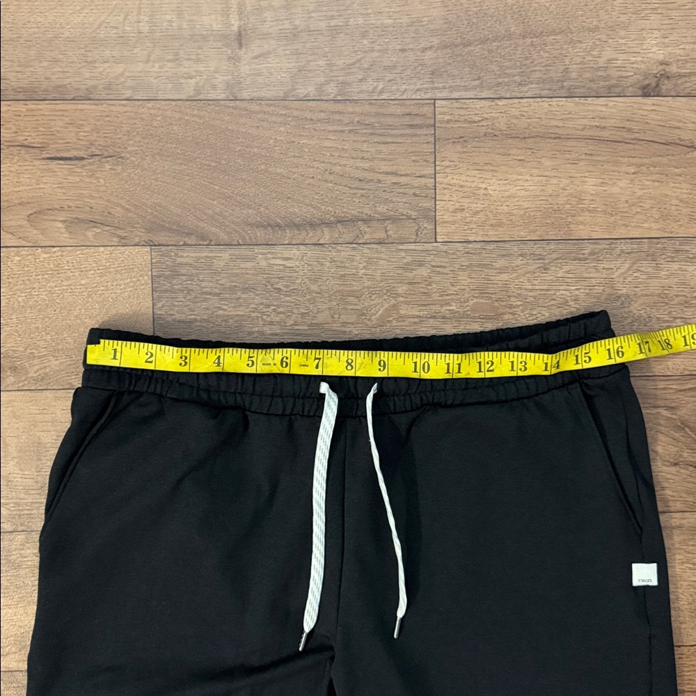 Vuori Size Large Men’s Ponto Performance Pant Black Heather Workout Training Gym - Picture 9 of 12